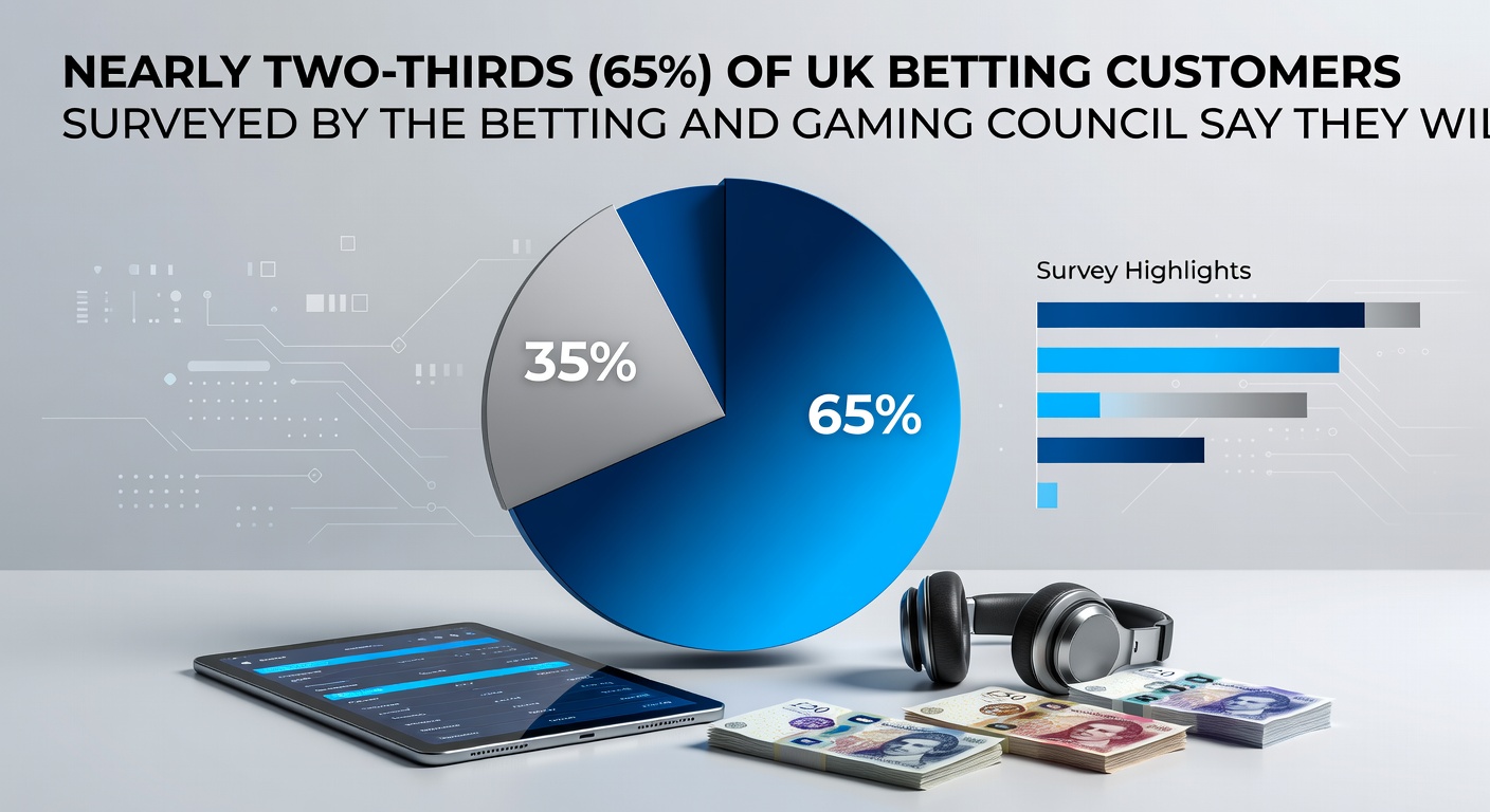 Infographic detailing UK gambling participation demographics from GSGB Wave 3, focusing on slots and machine players