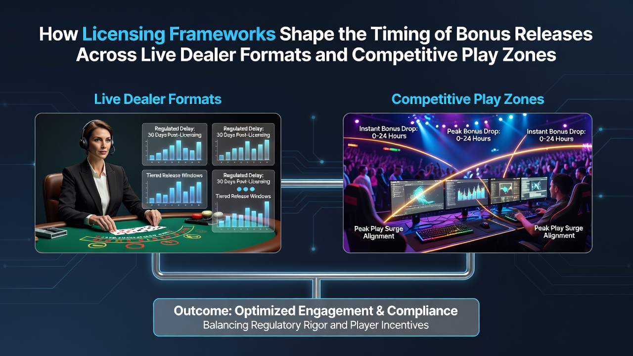 Overview of licensing frameworks affecting live dealer bonus timing across jurisdictions
