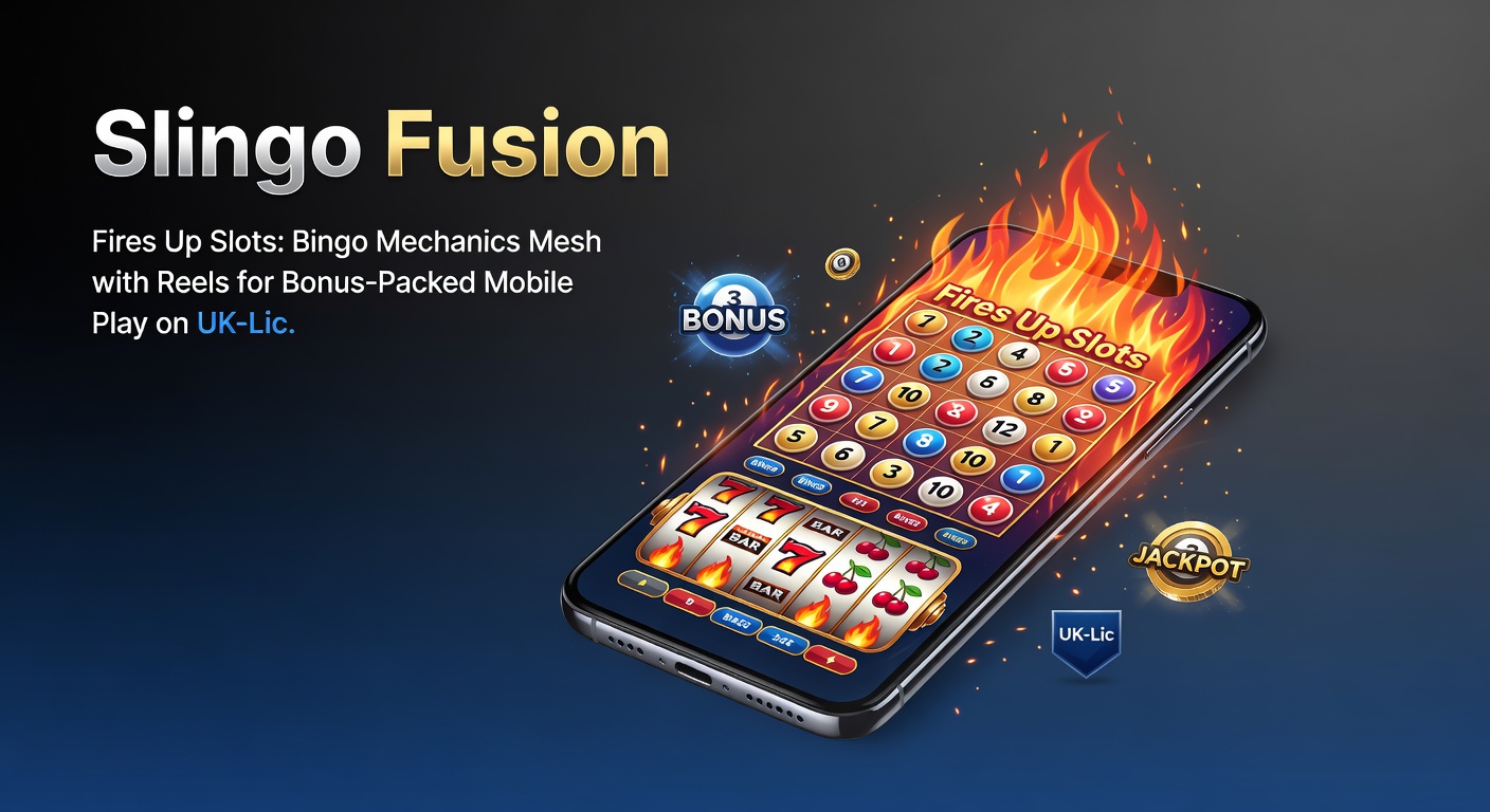 Mobile phone screen displaying a Slingo game in progress, with completed bingo lines triggering colorful bonus explosions adn reel respins