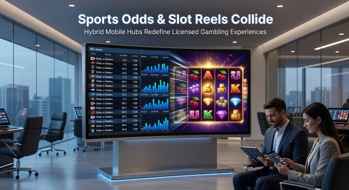 Graph illustrating revenue growth of hybrid sports-slot apps in various regulated markets from 2024 to 2026, with bars rising sharply and annotations on key policy changes