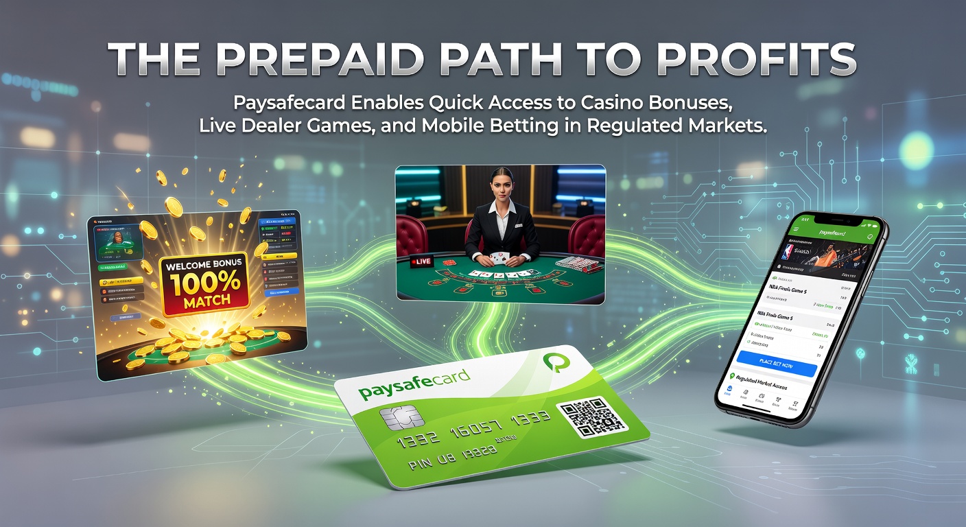 Paysafecard voucher being used for quick online casino deposit on a mobile device, highlighting prepaid security in regulated markets