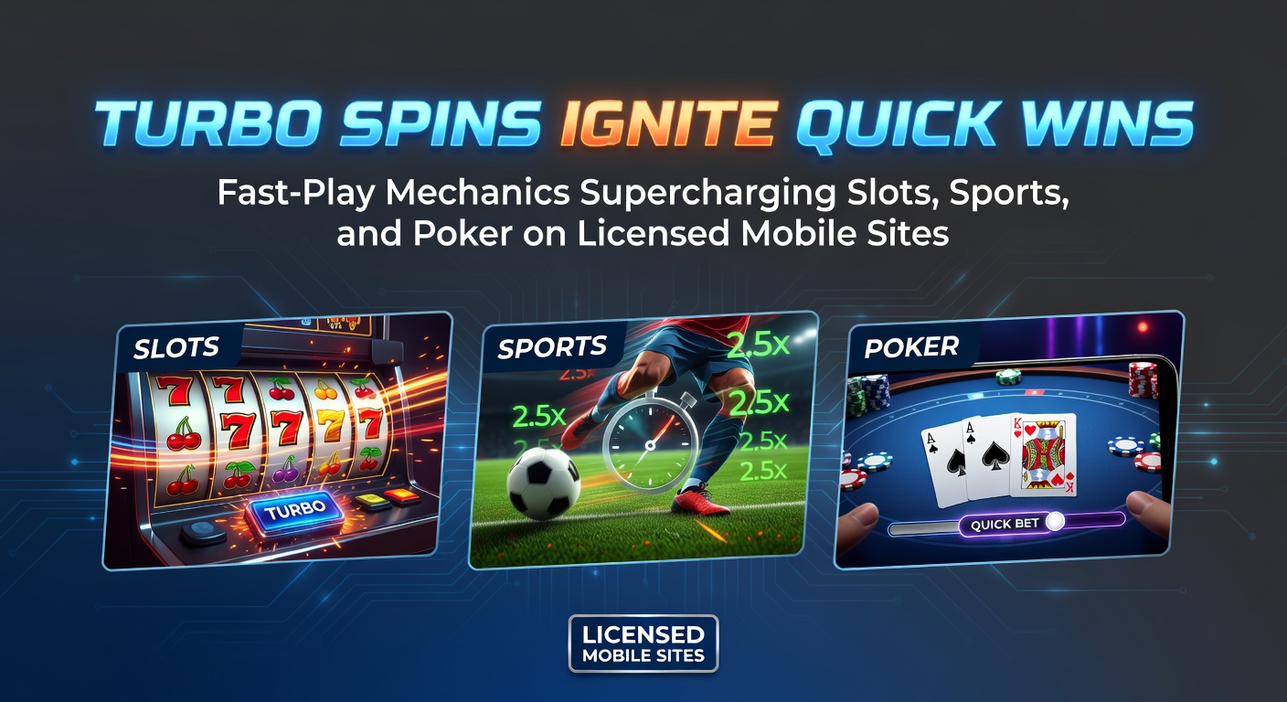 Vibrant mobile screen displaying turbo spin slots with rapid reels and quick-win animations in a sports betting app