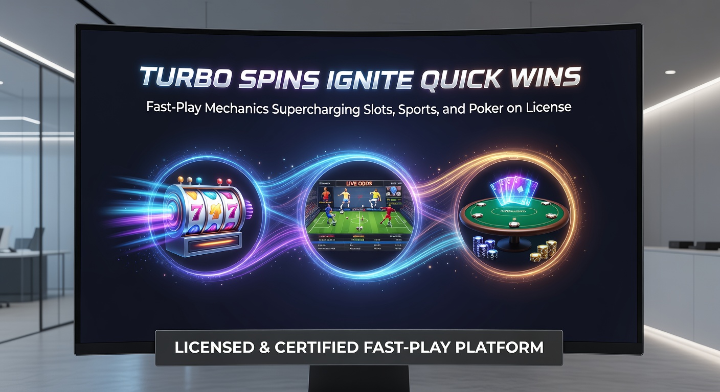 Dynamic split-screen of poker turbo tables, sports betting live odds, adn slot turbo reels on a smartphone interface
